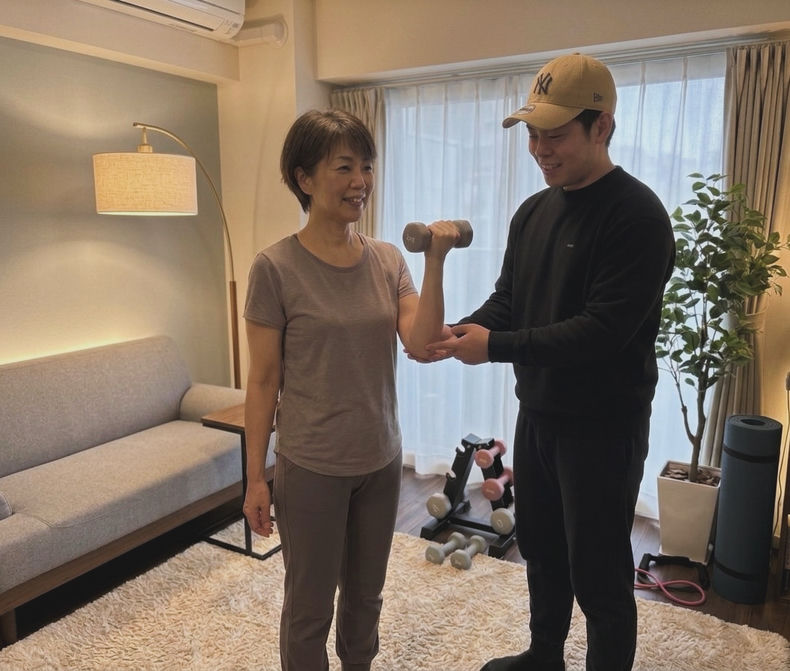 戸建て住宅のホームジム改装