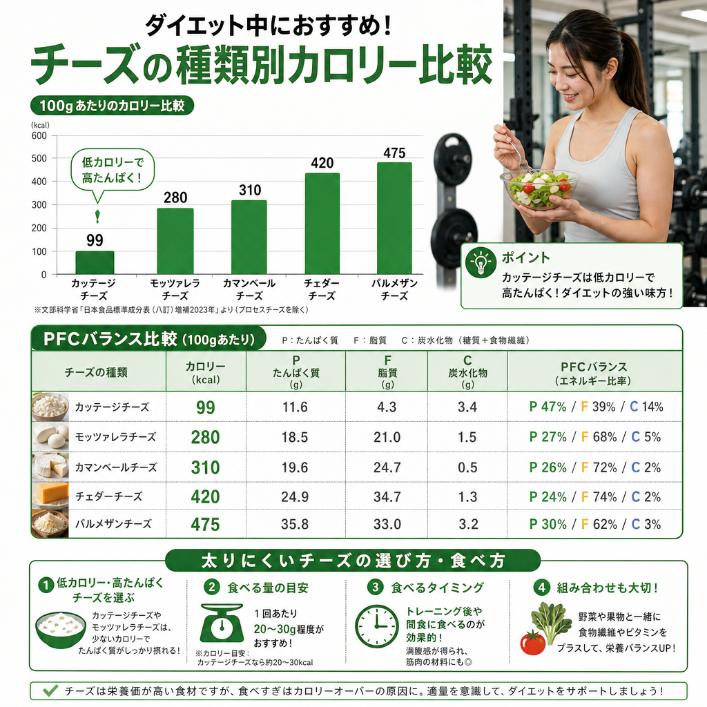 太りにくいチーズの食べ方・取り入れ方