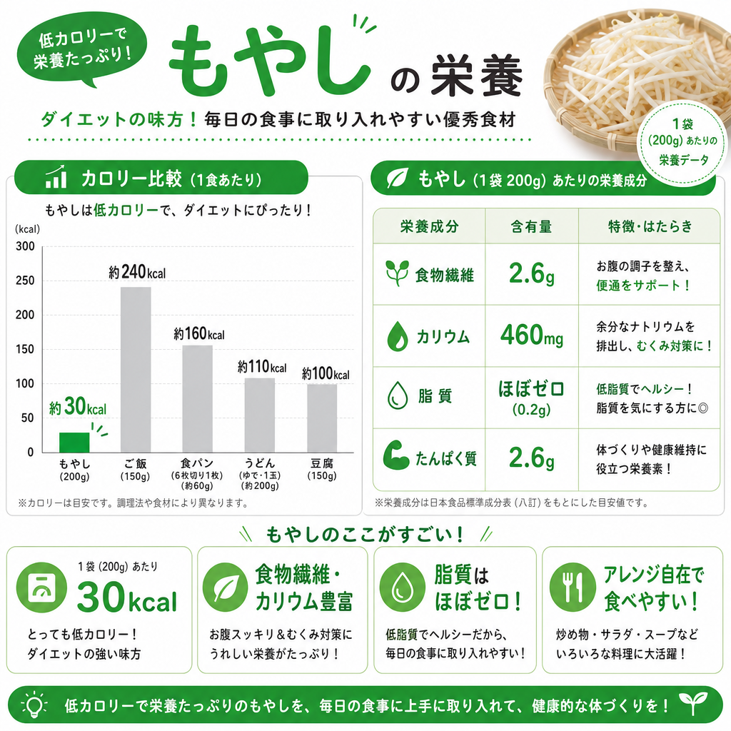 今日から作れる！もやしダイエットレシピ3選