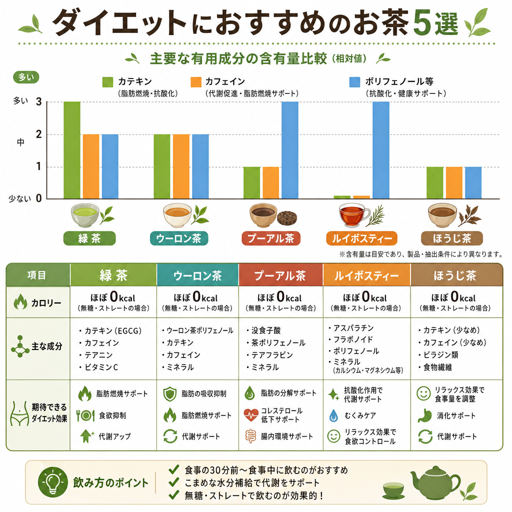 よくある質問：ダイエットとお茶について
