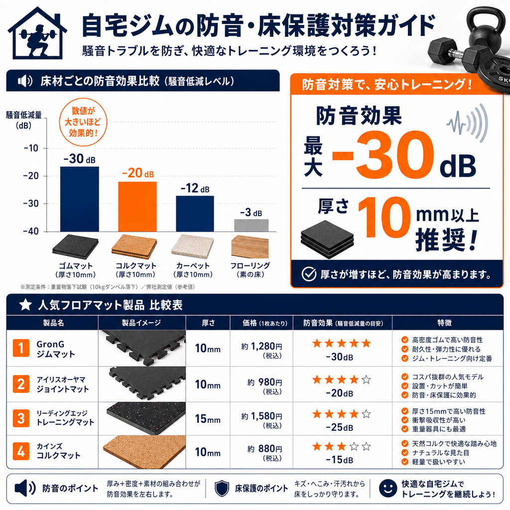 防音・床の対策は必須！近隣トラブルを防ぐ方法