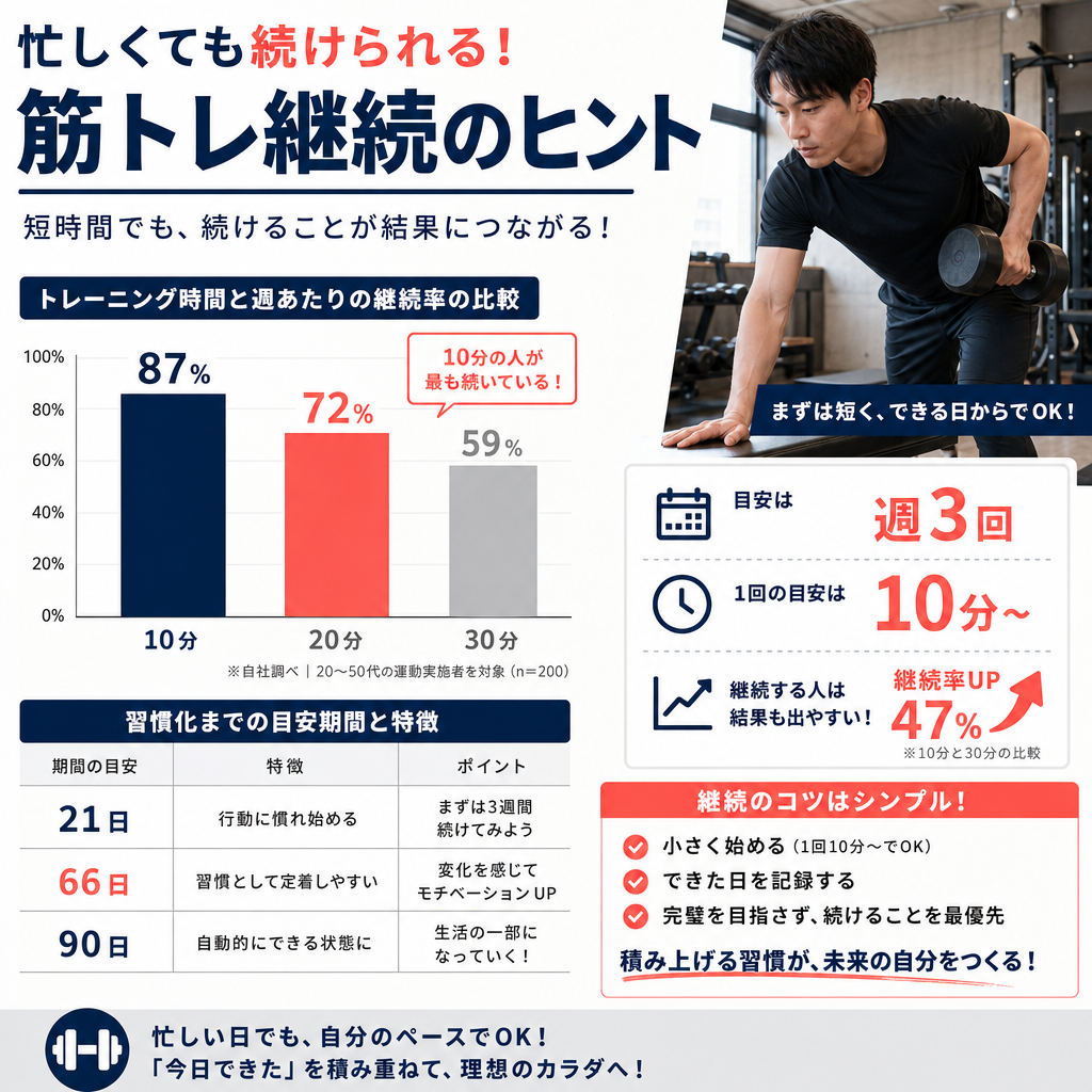 「忙しいから続かない」を乗り越えるヒント