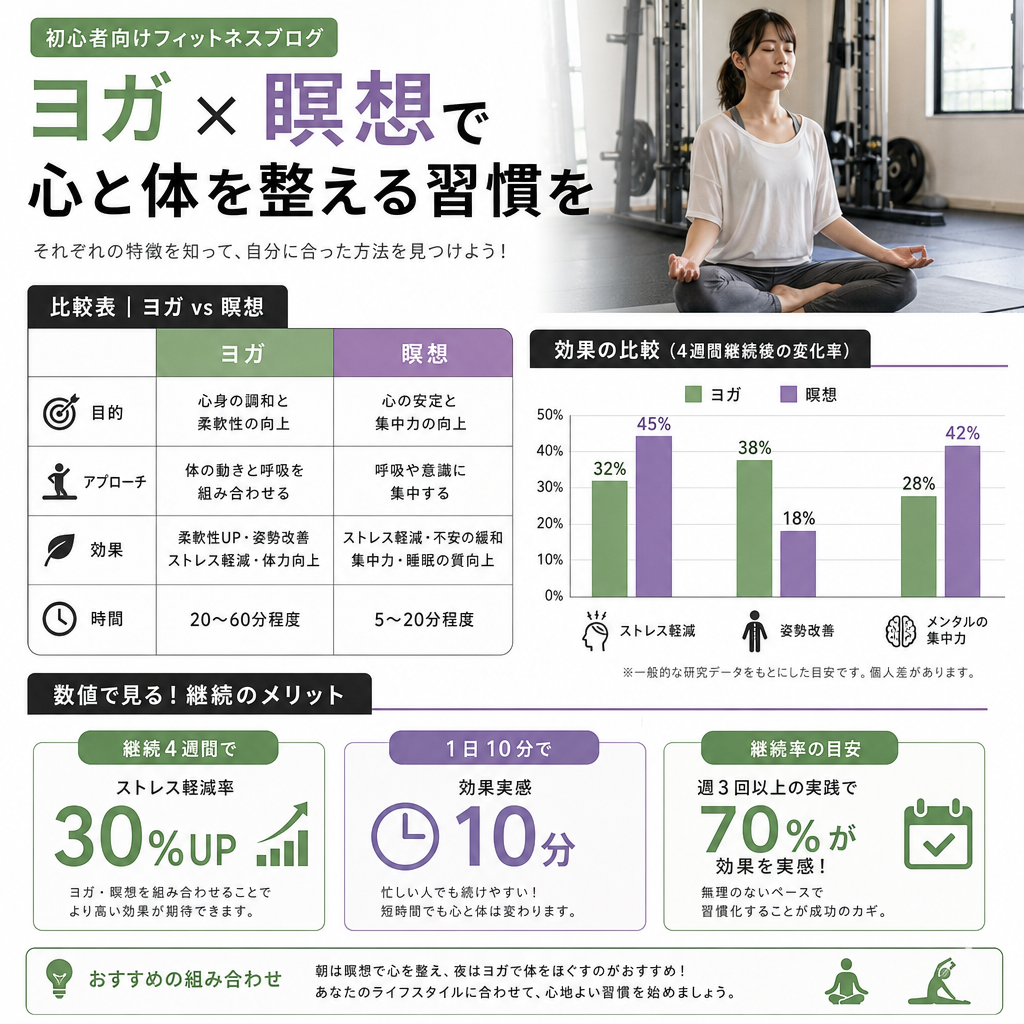 初心者向け｜瞑想とヨガを組み合わせた実践方法
