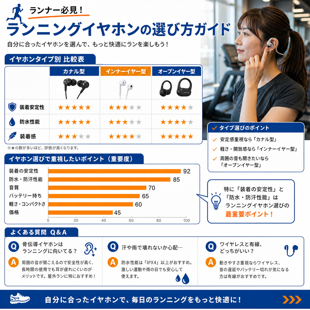 よくある質問｜ランニングイヤホン選びのQ&A
